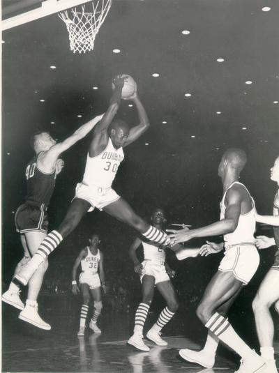 Basketball; Kentucky High School; Power rebound by Dunbar