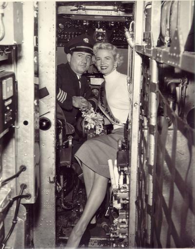 Beauty pageants; The Hudson Paper Queen visits the cockpit