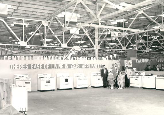 Central Kentucky Natural Gas Co.; Exhibit of appliances in a warehouse