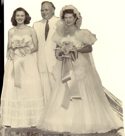 Clements, Earle; A cutout from the same wedding