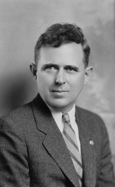 Crouse, Charles S., born 1888, died 1980, Professor and Chair, Department of Mining and Metallurgical Engineering 1918-1958, 1927-1939, photographer: Ogden, Winchester, KY