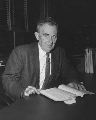 Crouse, Charles S., born 1888, died 1980, Professor and Chair, Department of Mining and Metallurgical Engineering born 1888, died 1980, Public Relations Department