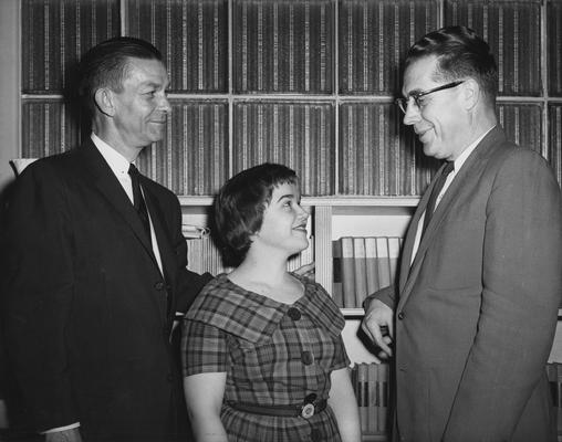 Ford, Mary Warner, Alumna,, Recipient of the first drama scholarship, May, 1961, Public Relations Department