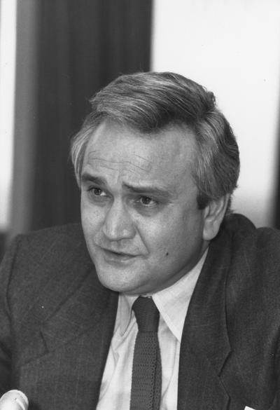 Forgy, Lawrence E., Jr., Vice President for Business Affairs, Member of Board of Trustees, 1987 - 1989, Chairman of Finance Committee, Professor, College of Business and Economics