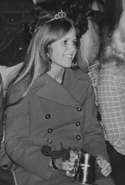 Gatewood, Gail, Alumna,, Homecoming Queen, November, 1974, University Information Services