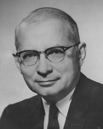 Hine, Dr. Maynard K., School of Dentistry, Indiana University, Attended the opening of the University of Kentucky Dental School, October 1961