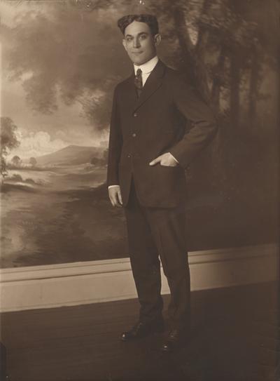 Hooper, John J., Professor of Dairy Husbandry, born in Colorado Texas 1883, Graduate class 1901
