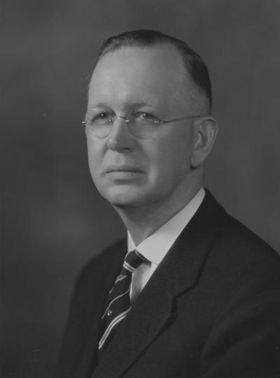 Horine, John Sherman, Professor of Mechanical Engineering 1887-1964, Public Relations Department, photographer: Adam Pepiot