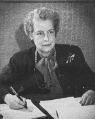 Ingels, Margaret, Distinguished Alumni Photograph, 1916 Bachelor in Mechanical Engineering, 1920 Masters in Engineering, 1957 Honorary L.L.D