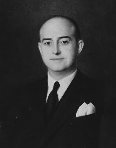 Johnson, Keen, 1922 alumnus, 1939 - 1943 Governor of Kentucky; 1940 - 1943 Board of Trustees member