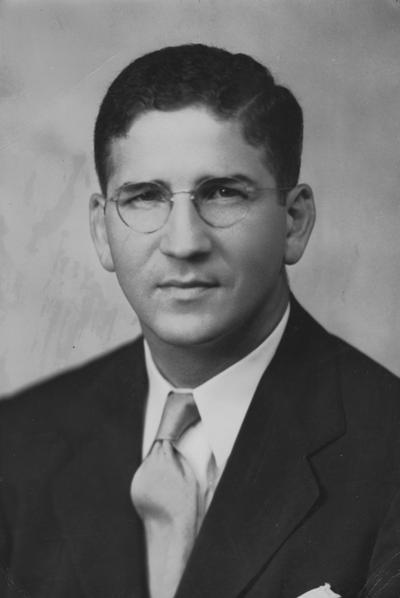 Kirwan, Albert, University of Kentucky President from 1968-1969, Photographer: LaFayette Studio, Lexington, Kentucky