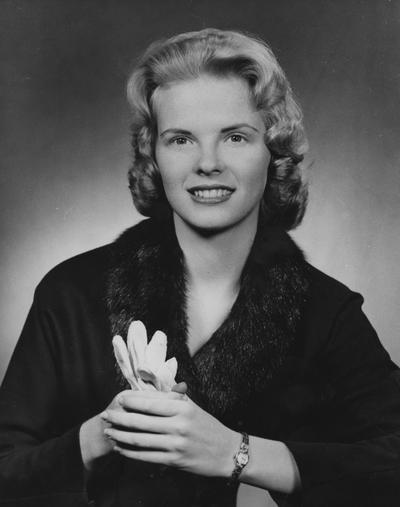 Maddux, Catherine E., 1961 alumna, Kentuckian Queen, from Public Relations Department