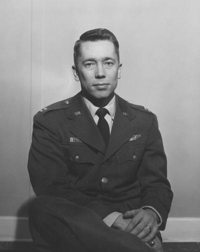 Mahaffey, Carvel Edwin Jr., First Lieutenant United States Air Force, Assistant Professor of Air Science, from Public Relations Department