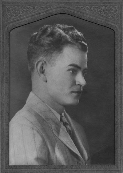 Mann, William K., University of Kentucky 1924-1927, photograph by Lafayette Studio