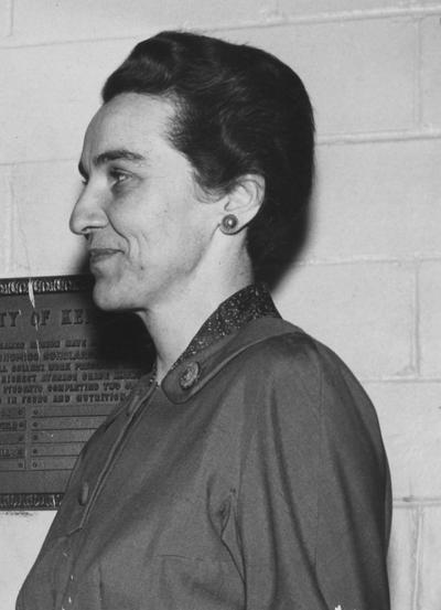 Marlatt, Abby, Director of School of Home Economics in 1956, Professor of Nutrition Food and Science