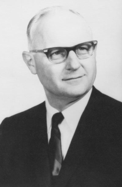 Miller, J. Robert, Instructor of Philosophy and Professor of Social Work, 1968 - 71 University of Kentucky Member of Board of Trustees
