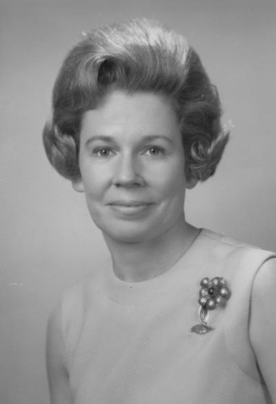 Porter, Mrs. Elsa A., University of Kentucky Women, from the Public Relations Department