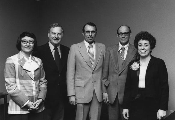 Sears, Paul Gregory, Professor of Chemistry, pictured second from right