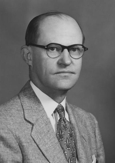 Spivey, Dr. Herman E., Dean of Graduate School, photograph by Adam Pepiot Studio, from Public Relations Department