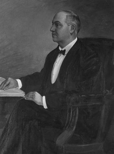 Stanley, Augustus O., 1916 Honorary doctorate of law; 1915 - 1919 Kentucky Governor and Board of Trustees member, painting