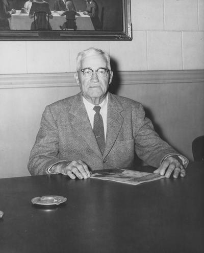 Terrell, Daniel V., Dean of College of Engineering 1946-1957, Professor of Engineering 1917-1946, Emeritus 1957-, from Public Relations Department