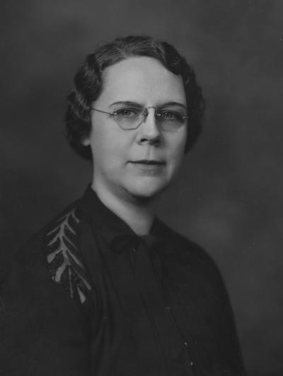 West, Mary L., photograph by Adam Pepiot Studio, from Public Relations Department