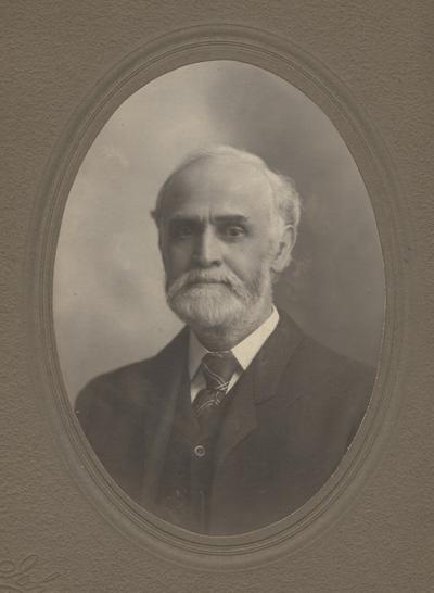 White, James G., born 1846, death 1913, Professor of Mathematics and Astronomy 1896-1913, Acting President in 1910