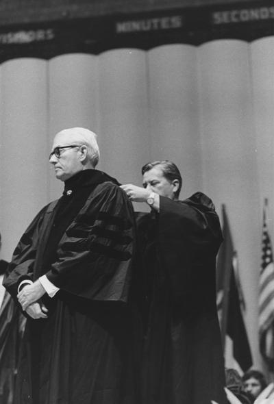 Wilson, Dr. Logan, Honorary Degree Recipient, photograph by Gittings