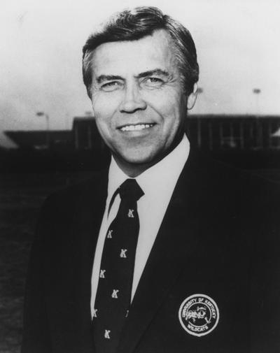 Hagan, Clifford O. (Cliff), Athletics Director, 1975 - 88, Alumnus, A. B. 1954, member of undefeated basketball team, 1953 - 54