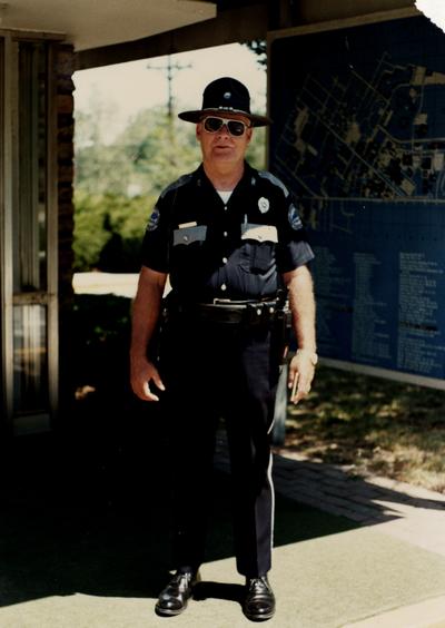 Unidentified University of Kentucky male police officer