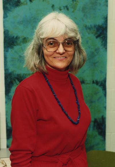Wilson, Angene, College of Education, history emphasis in the Teacher's Certification Program, 1989 recipient of the Great Teacher Award