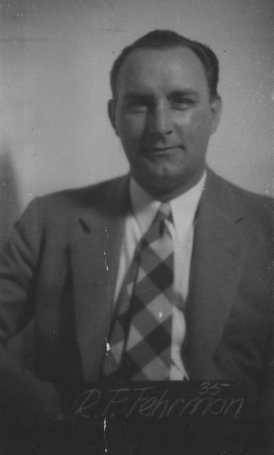 Fehrman, R. F., Class of 1935, attended reunion in 1940
