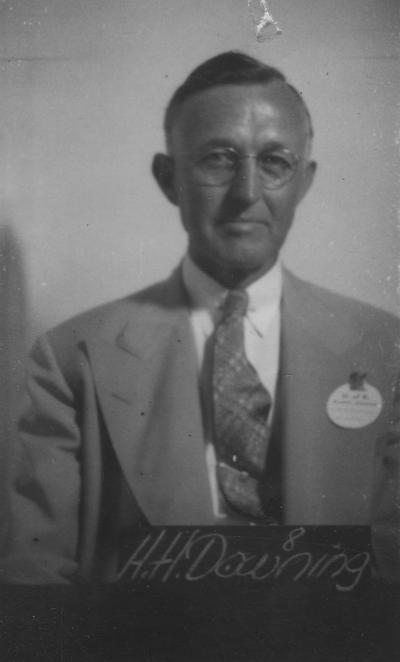 Downing, Harold Hardesty, Class of 1908, attended reunion in 1940