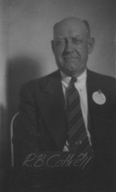 Cottrell, Robert Boyd, Class of 1914, attended reunion in 1940