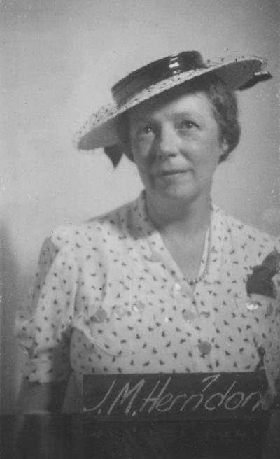 Lewis, Viola Cosby (Mrs. Jesse M. Herndon), Class of 1907, attended reunion in 1940
