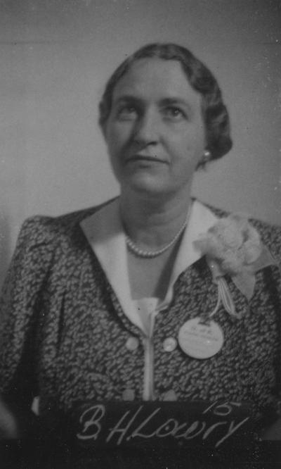 Moore, Elizabeth Greene (Mrs. B. H. Lowry), Class of 1915, attended reunion in 1940
