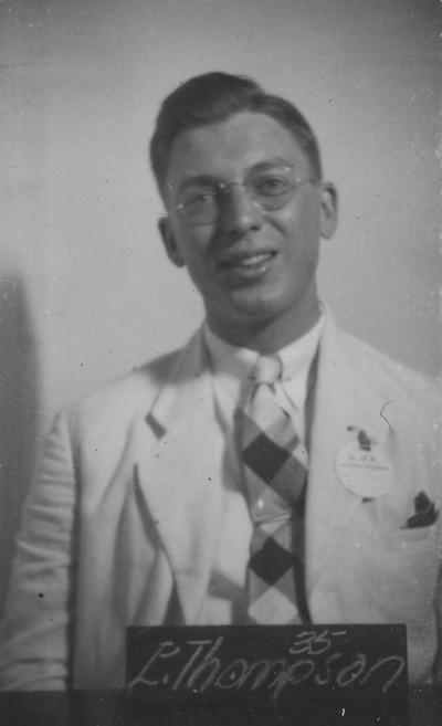 Thompson, L., Class of 1935, attended reunion in 1940