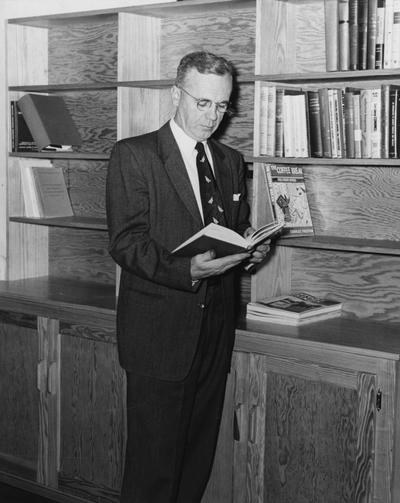 Carpenter, Cecil C., Professor, Economics, College of Commerce, Public Relations Department, Featured in 1957 