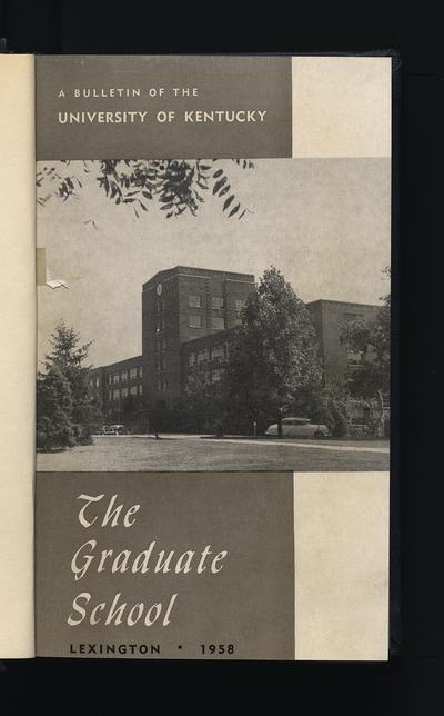 Bulletin of the University of Kentucky, Volume 22 (1947-1948)