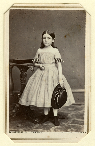 Unidentified girl (Photographer: Klauber & Campbell, Louisville, KY)