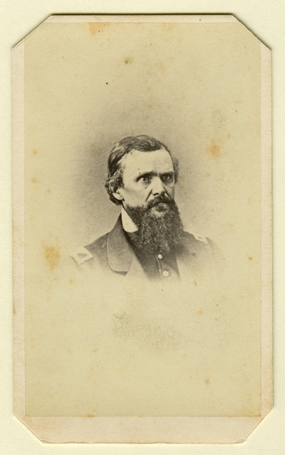 Unidentified man in Union officer's uniform (Photographer: Porter's Gallery; Cincinnati, OH)