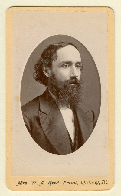 Unidentified man (Photographer: Mrs. W. A. Reed, Quincy, IL)