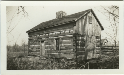 One story slave cabin; same cabin pictured in item 11