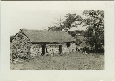 One story slave cabin; same cabin pictured in item 17