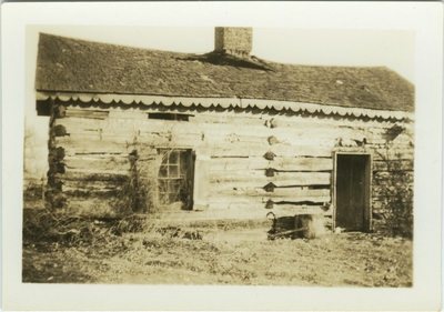 One story slave cabin; same cabin pictured in item 19