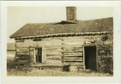 One story slave cabin; same cabin pictured in item 19