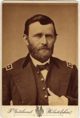 Portrait of General US Grant, in military uniform