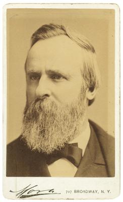 Portrait of Rutherford B. Hayes, United States President
