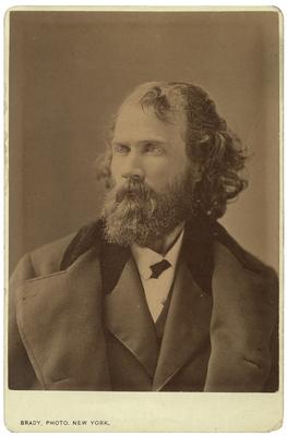 Portrait of author, poet, and playwright, Joaquin Miller (penname for Cincinnatus Heine Miller)