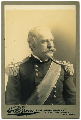 Major General Nelson Appleton Miles (1839-1925) U.S.A.; entered the regular Army in 1866 as a colonel, made brigadier general in 1880 and rose to be general in chief of the United States Army, promoted to lieutenant general in 1900